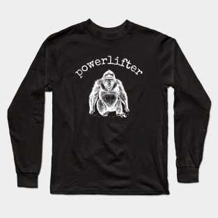 Powerlifter Gorilla Long Sleeve T-Shirt